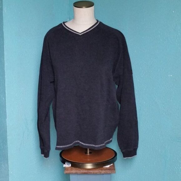 VINTAGE Knit Sweater PLG Co Plugg 357 Black Men's Medium MAN'S - Picture 6 of 6